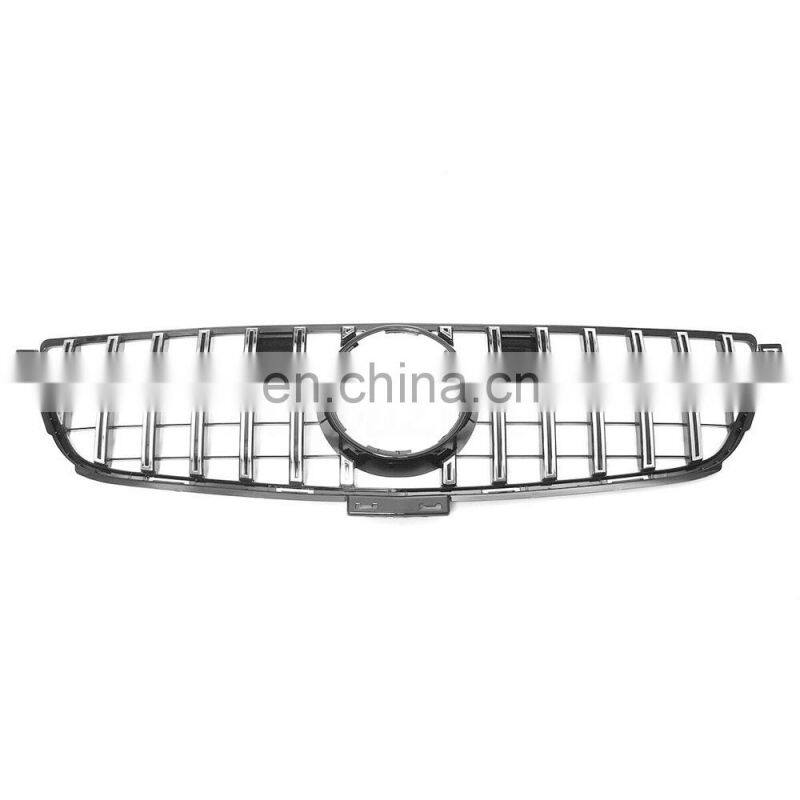 Front Bumper Grille Grill For Mercedes Benz W166 ML300 ML350 ML400 GTR 2012-2015