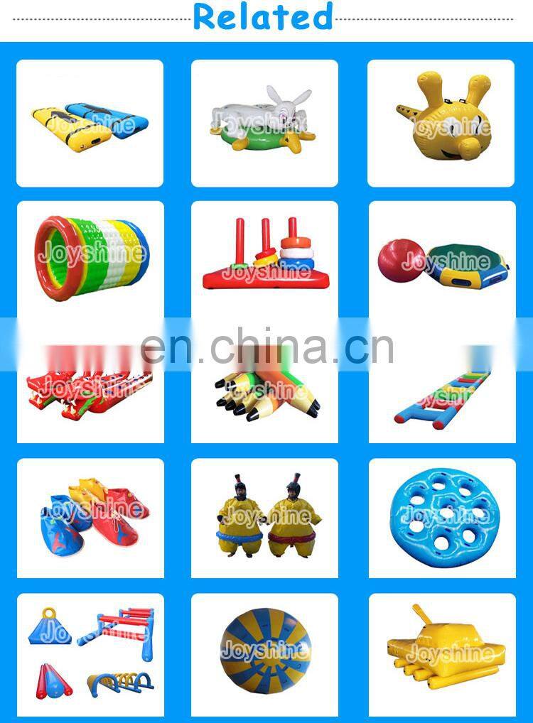 Outdoor Interactive Inflatable Team Building Games Obstacle Course Wipeout Equipment Team Sports Games Set For Kids Adult