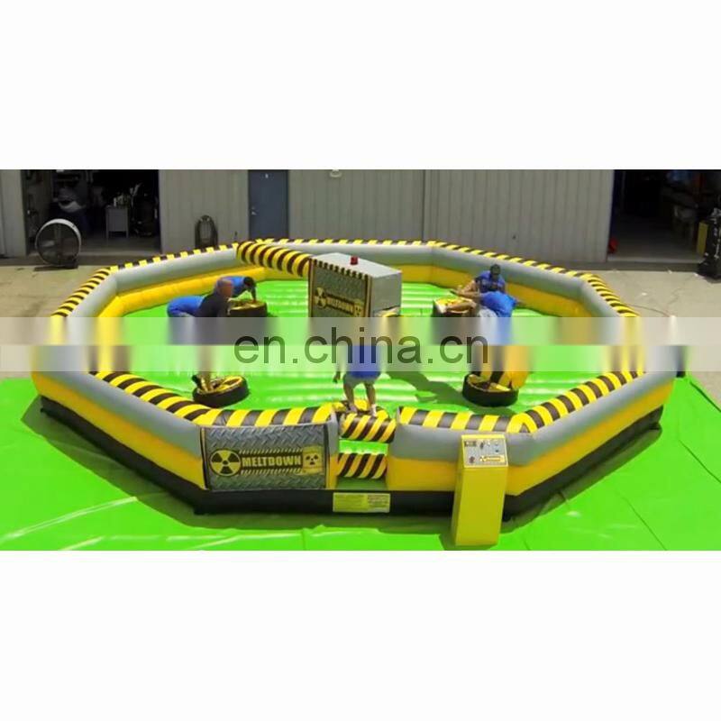 Outdoor  inflatable meltdown ,inflatable wipe out game, for sale