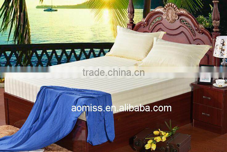 100% cotton 300 thread count hotel jacquard fitted sheets flat sheets