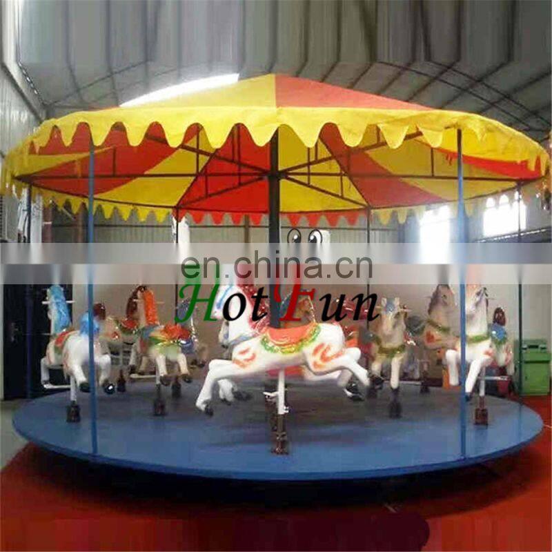 Equipement manege carousel horse amusement park rides mini carousel rides for sale