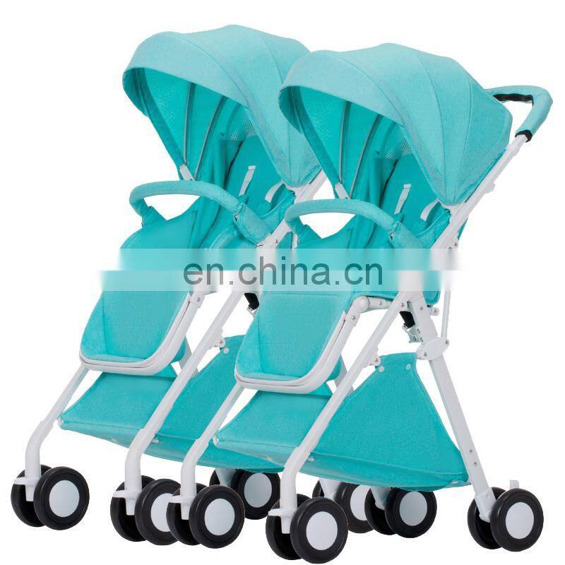 Twin baby stroller 3 in 1 China manufacture