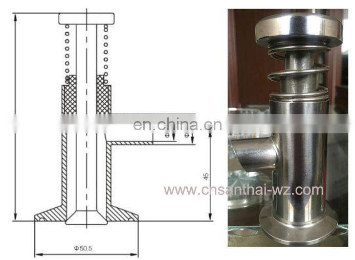 Sanitary Stainless Steel sampling valve Sanitary sample valve for Yougurt