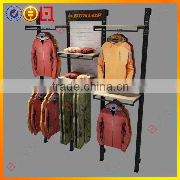 Movable clothes hanging stand