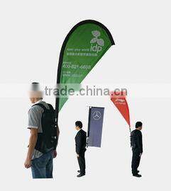 advertising backpack flag banner