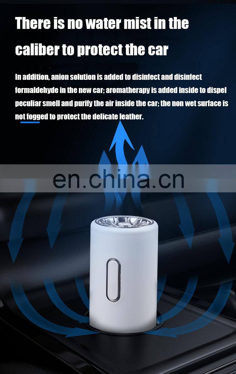 2020 New Style High Quality Portable Car Air Humidifier Cool Colorful mini ultrasonic Aromatherapy Diffuser