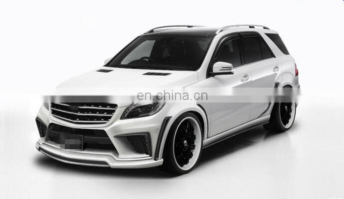 ML CLASS w166 ML320 ML350 ML400 ML63 body kit for w166 ML320 ML350 ML400 ML63 to WD style with bumper exhaust tips