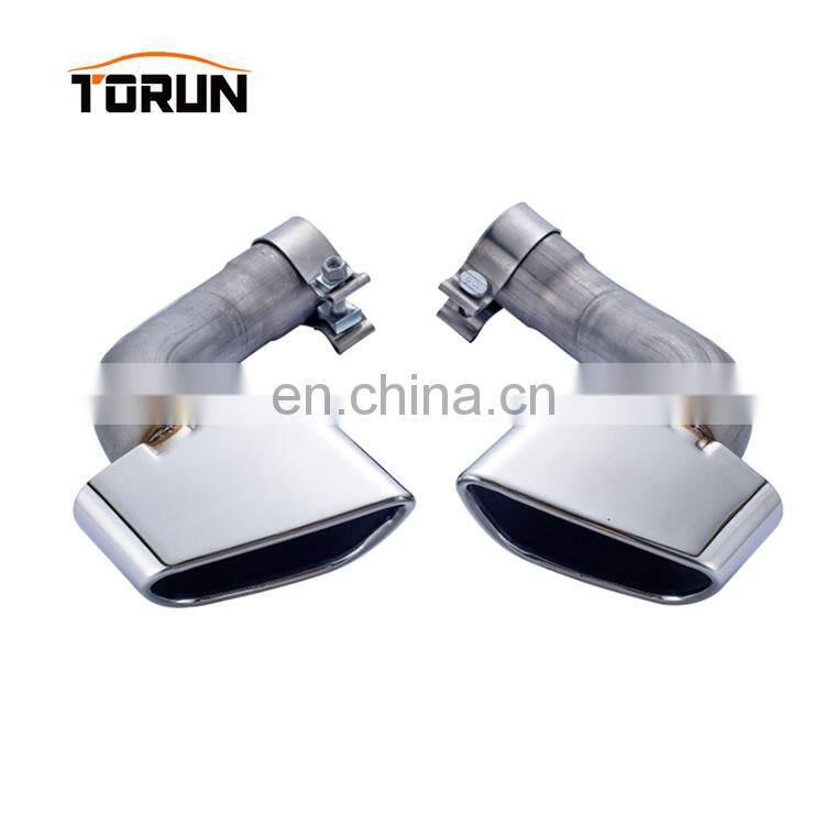 Hot sale high quality Universal Stainless Steel Exhaust Tailpipe Tip for BMW 10-13 X5 E70 Exhaust tip