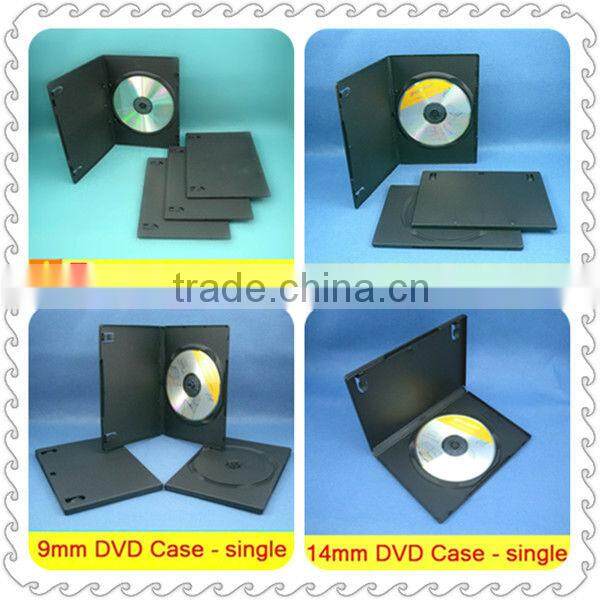 black double 9mm short dvd cases/ pp cd case