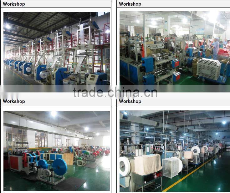 High quality PE disposable plastic bag on roll for food packag 25x35cm