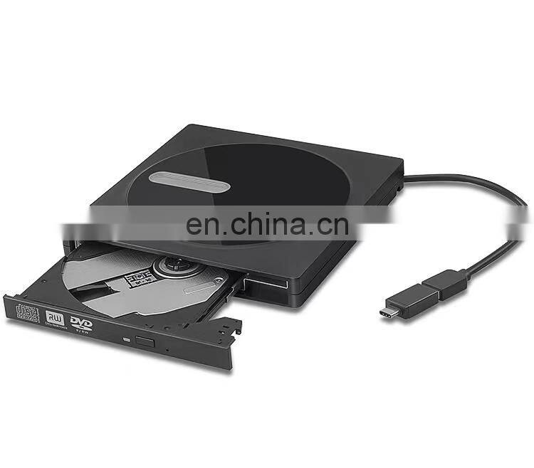 2022Slim External Optical Drive USB 2.0 DVD Combo DVD ROM Player CD-RW Burner Writer Plug and Play For Macbook Laptop Desktop PC