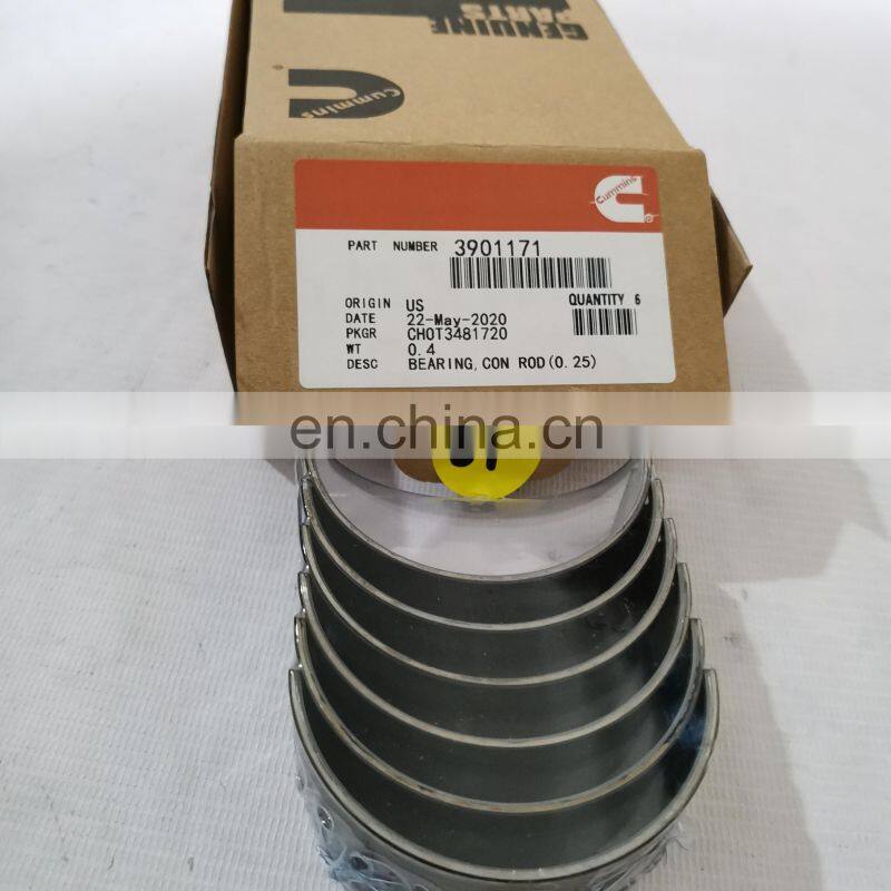 3901171 BEARING, SHELL (STD) Diesel engine 6BT Connecting rod original engine parts 3901171