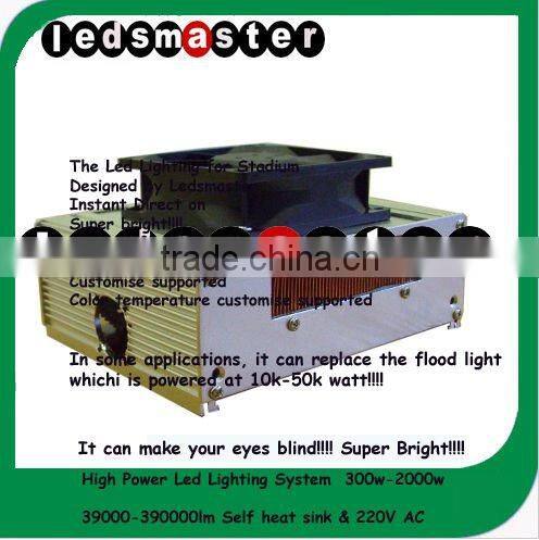 Super bright! 1000W-2000W high power led light 130000-390000lm