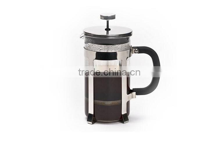 New Coffee Tea Maker with Stainless Steel Plunger High Quality Glass and Stainless Steel