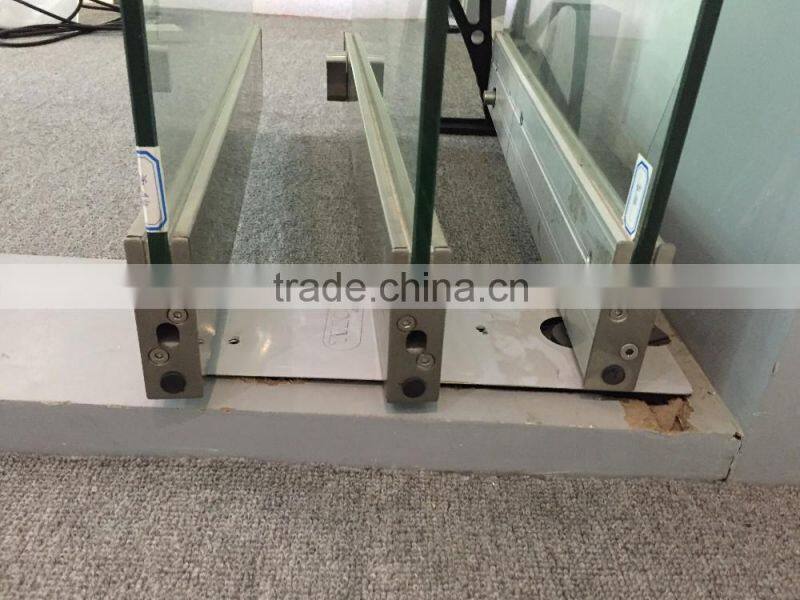 FD-9000H China high quality separate panel special design frameless folding glass door