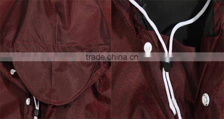 motorcycle waterproof clear plastic long pvc raincoat