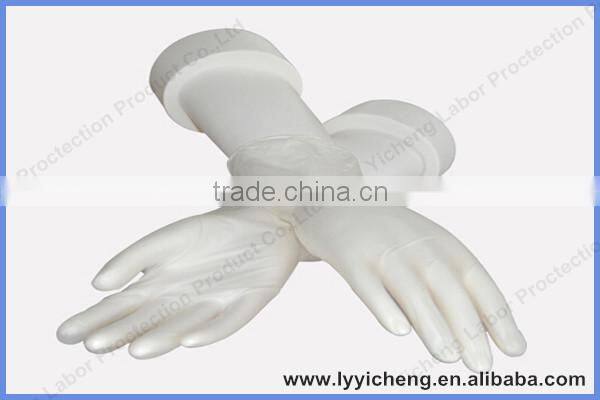 Hairdressing and making up disposable PVC gloves