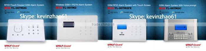 Wireless auto-dial alarm system with GSM and PSTN dual network