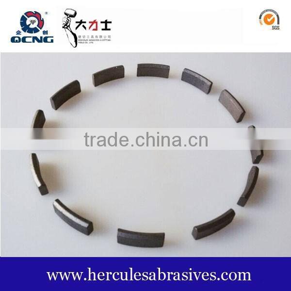 diamond segments for drilling core bits for reinforced concrete