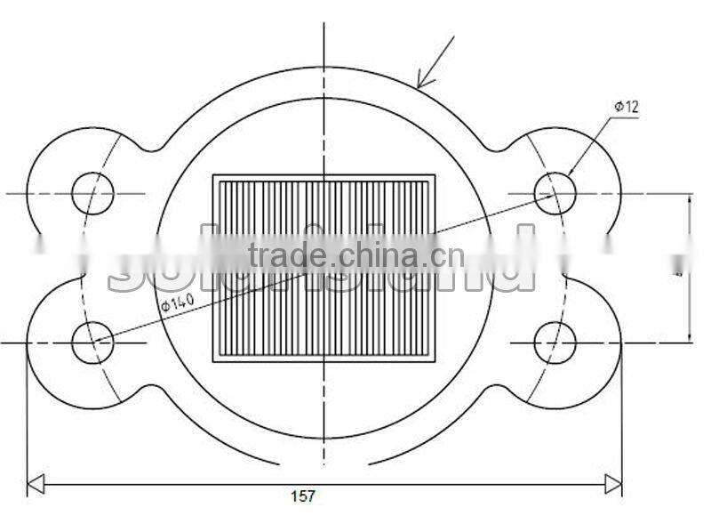 Solar security lights