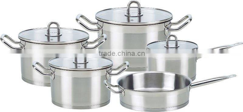 cookware set stainless steel with non-stick