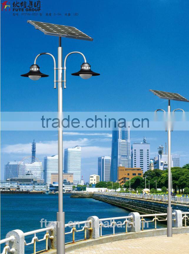 security&reliable solar led street light with galvanized pole