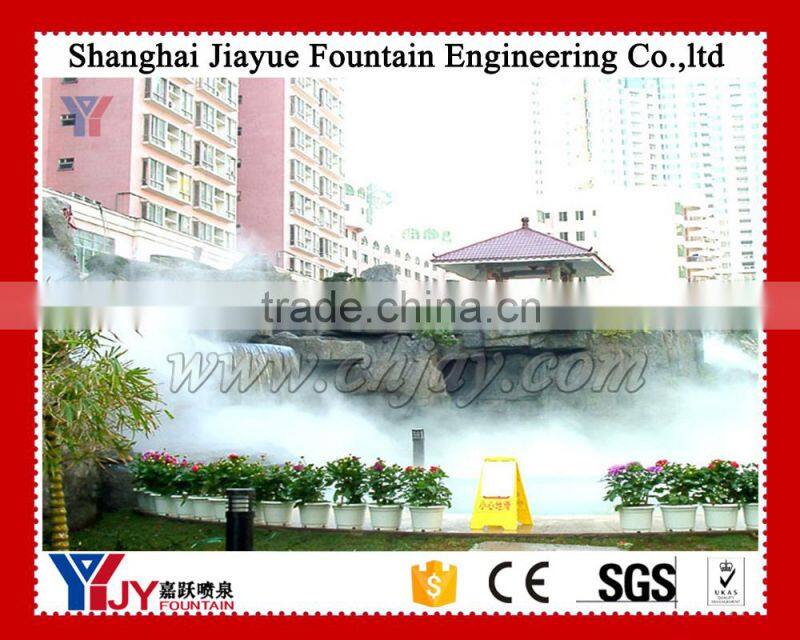 Pin-type mist fountain nozzle