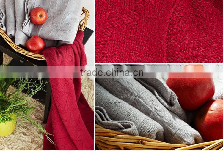 Fashionable new design zhejiang love cute woven colorful handmade wool blankets