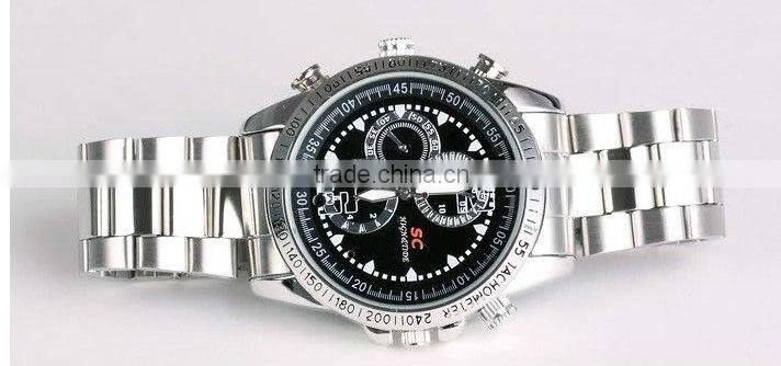 Waterproof Digital HD Stainless Steel Wrist Watch Camera