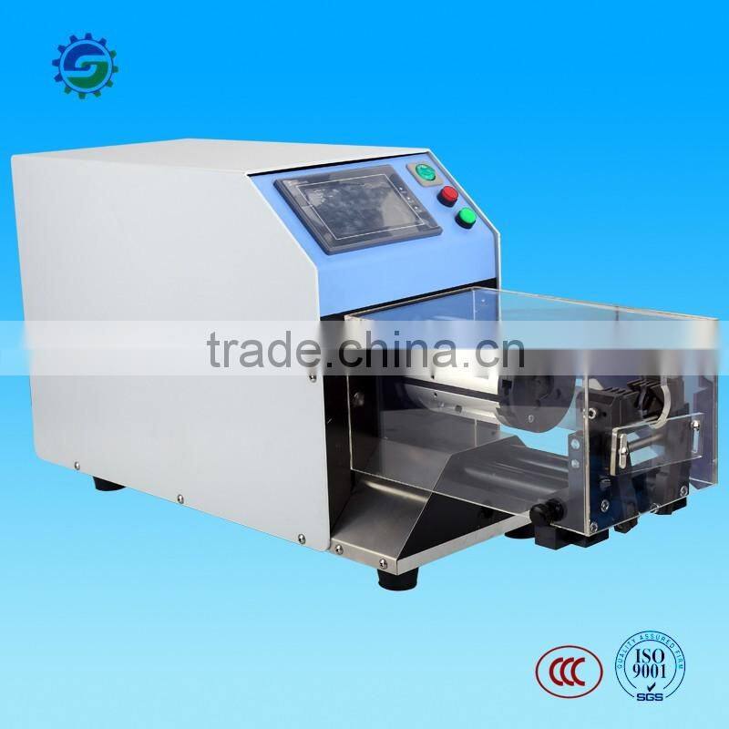 Semi-automatic coaxial thick wire stripping machine
