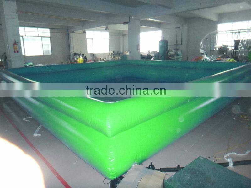 Newest pvc tarpaulin inflatable water pool rainbow inflatable pool