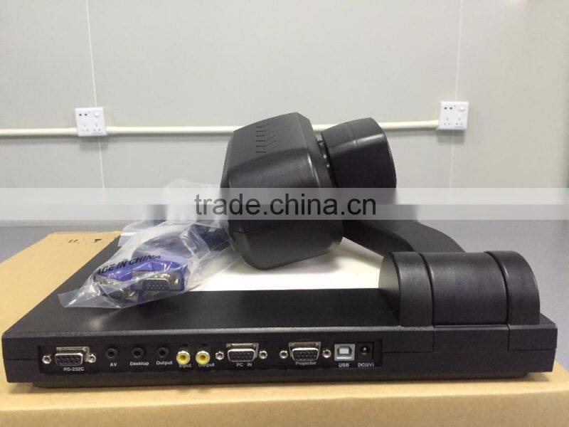 Foldable A4 paper portable document camera high definition digital visualizer with VGA interface