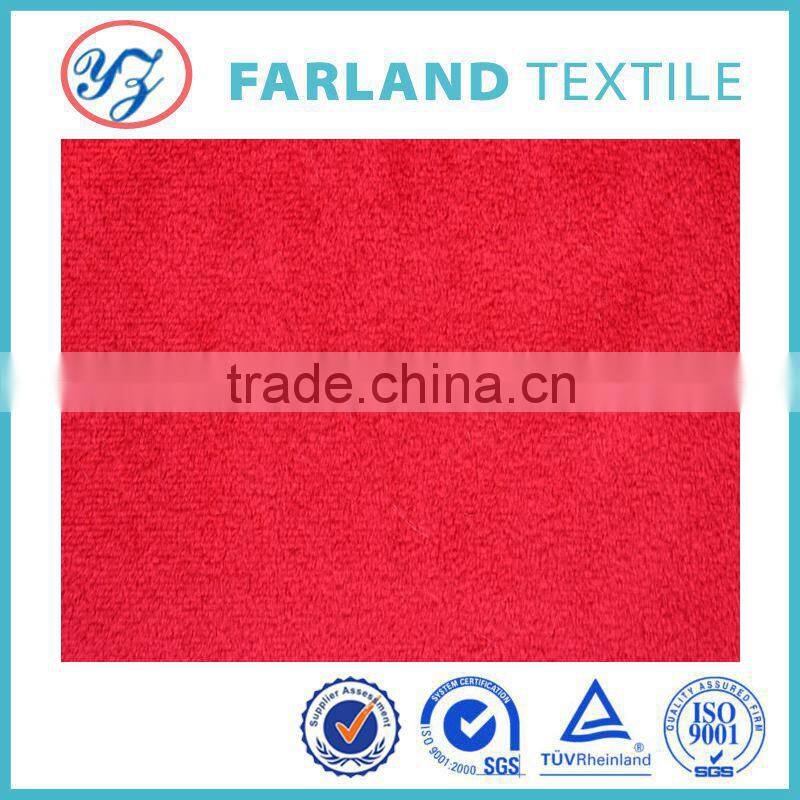 2015 popular super soft fabric velboa fleece fabric for kid clothes