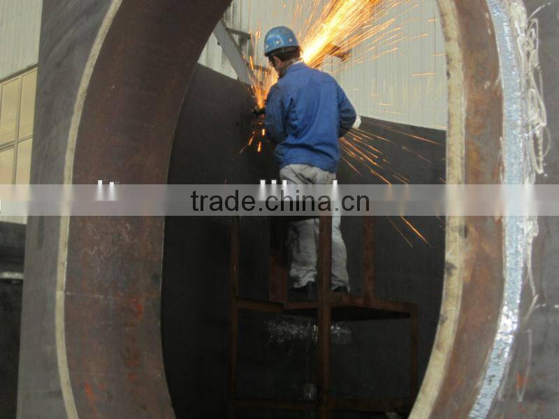 large steel fabrication for hydrogenation reactor