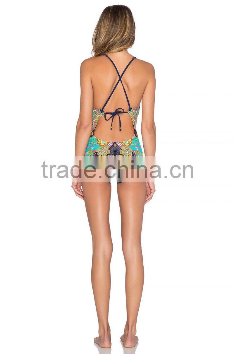 2016 Young Girls Sex One Piece Swimwear