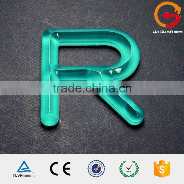 Full clear new design 3d clear plastic acrylic letters/sign from china supplier
