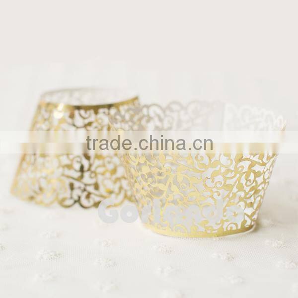 Cake Tools Baking Custom Lace Cupcake Wrapper For Party