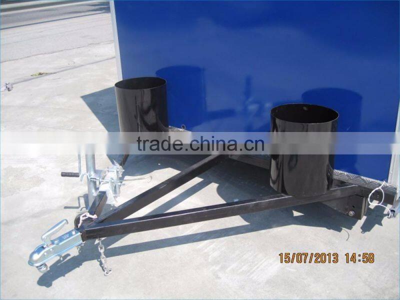 Easy Use Snack Food Processing mobile catering food trailer