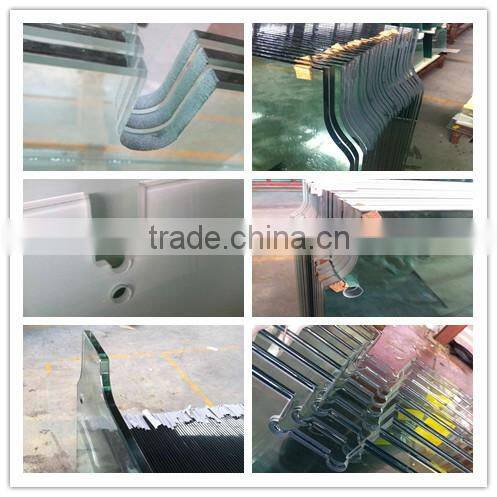 4mm Tempered Curved Glass for Building