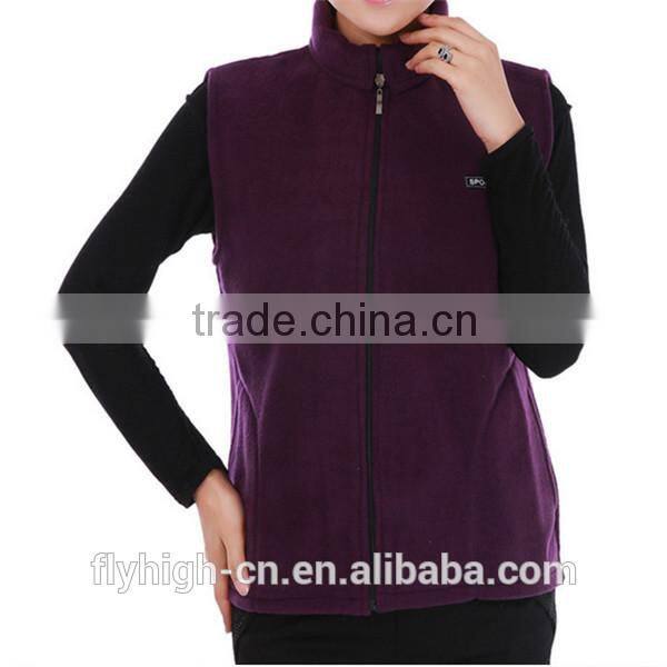 Promotional Apparel Warm Women Polar Fleece Waistcoat