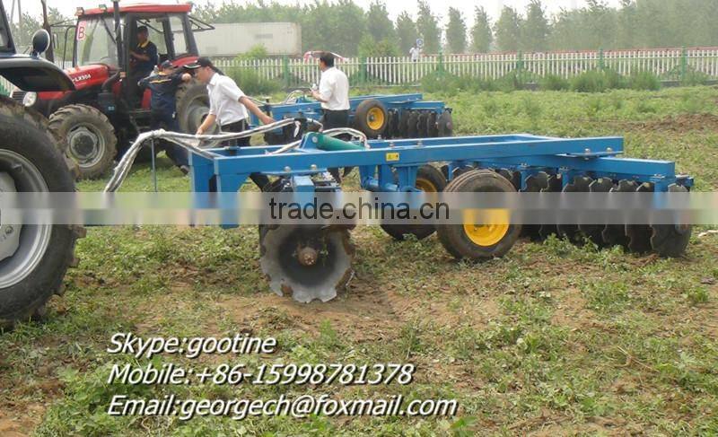 Hydraulic farm heavy duty offset disc harrow for sale