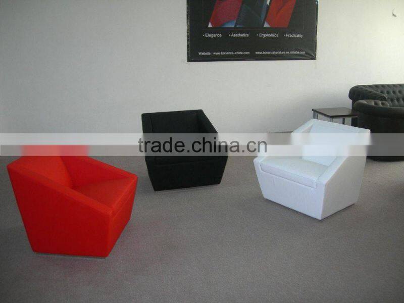 leather single seat Sofa set design 879# for home and living room