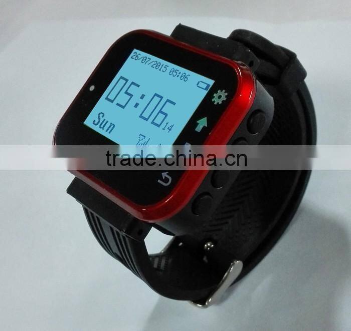 KOQI led Display Monitor Wrist Watch Restaurant Hospital Bar Call Buton Wireless Service Waiter Call Bell System