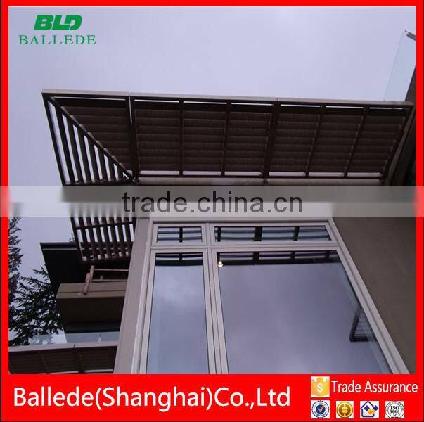Architectural awning sun louver