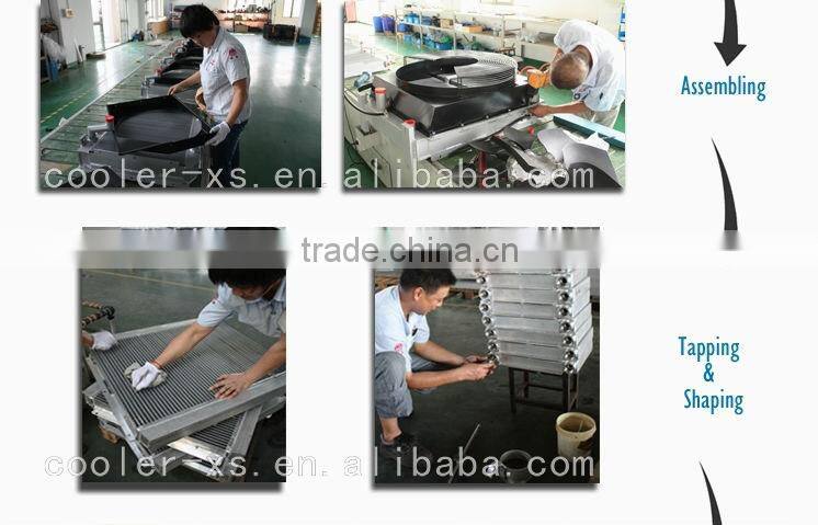 bar and plate aluminum air cooler for piston compressor