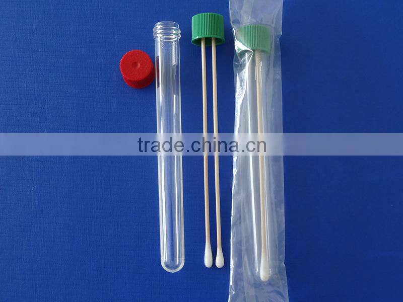 transport single or double swab tube manufacturer with FDA certified