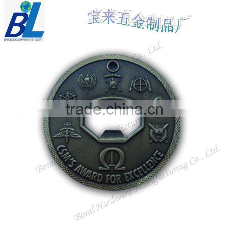 Colored alloy design souvenir coin for sale