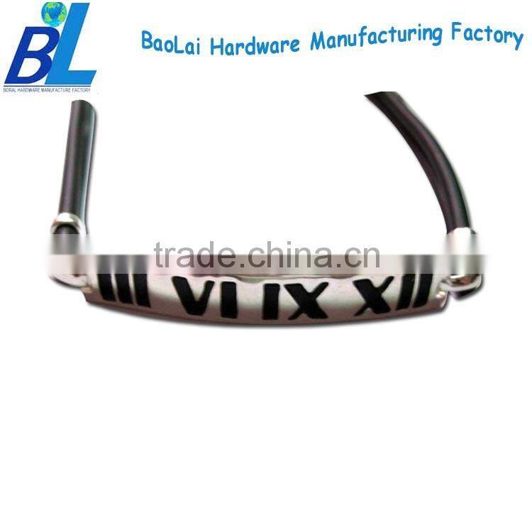 New design metal jewelies with casting waterdrop shape pendnat bracelet