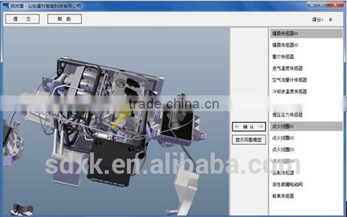 Network type Automobile Theoretical & Practice Integration Teaching Solution, Automobile training system