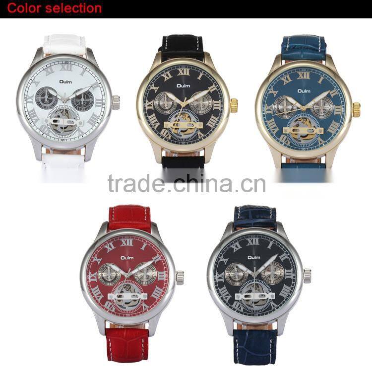 oulm big dial ladies watches, fashion women watch, colorful analog watch